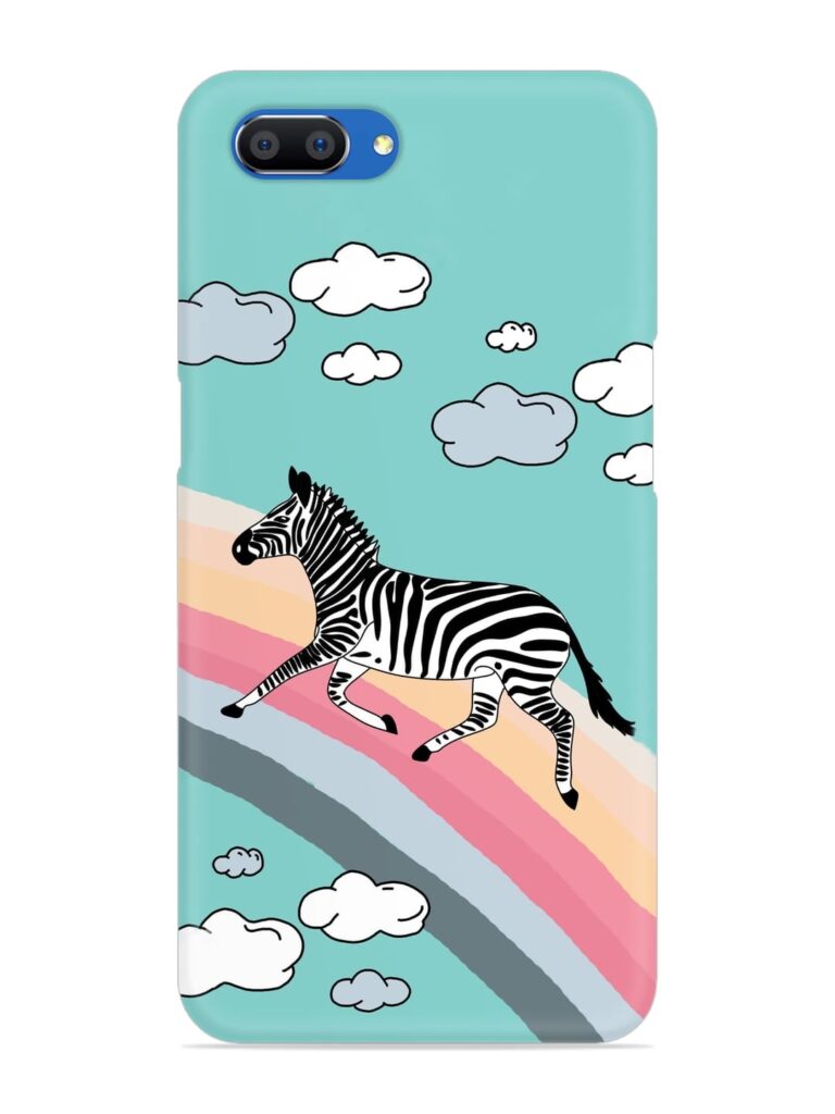 Running Zebra Snap Case for Realme C1 Zapvi