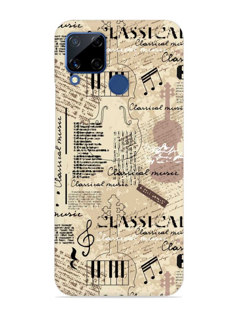 Classical Music Lpattern Snap Case for Realme C15 Zapvi