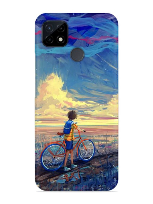 Bicycle Art Snap Case for Realme C21 Zapvi