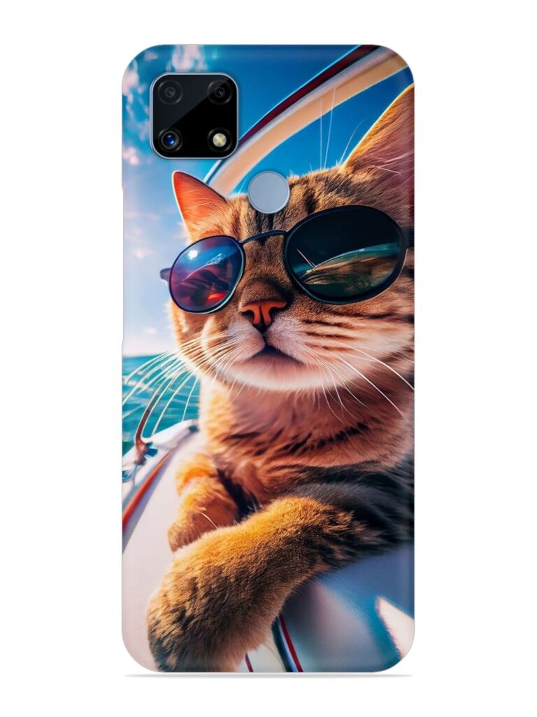 Cat In Style Snap Case for Realme C25 Zapvi