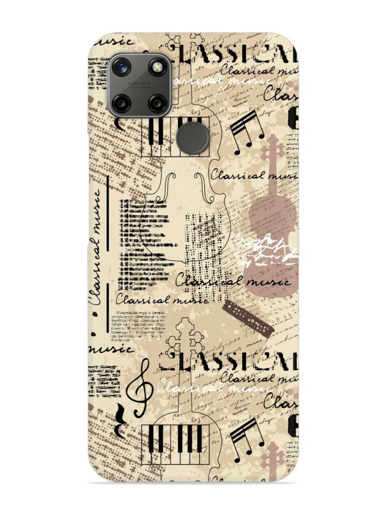 Classical Music Lpattern Snap Case for Realme C25Y Zapvi