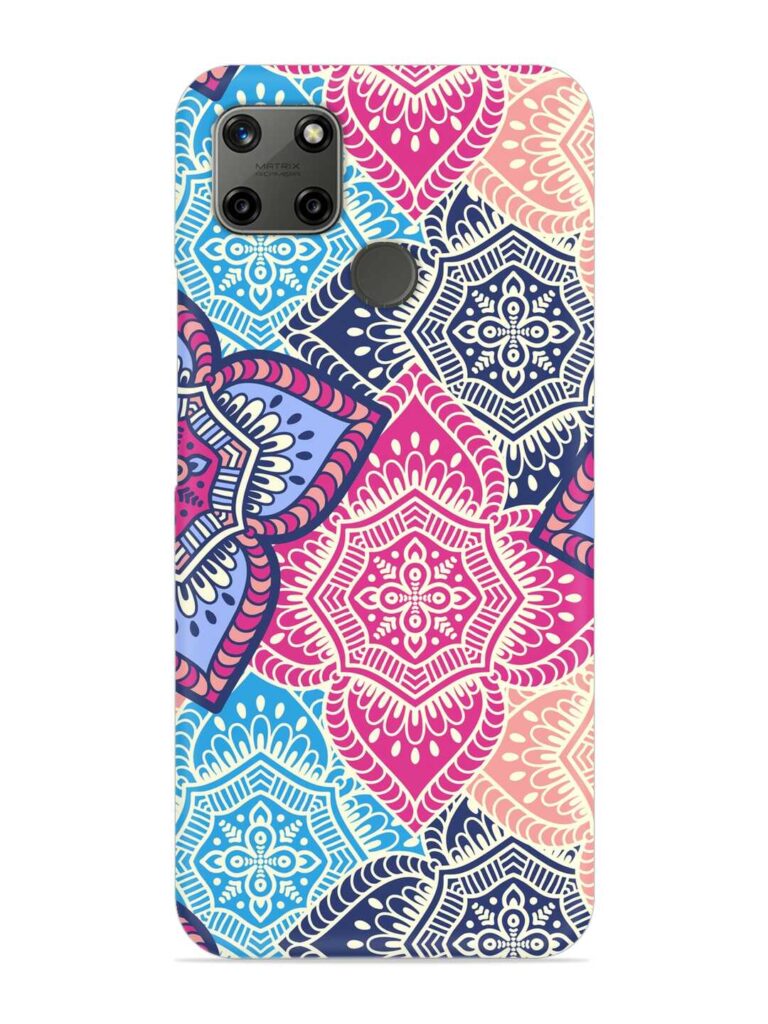 Ethnic Floral Seamless Snap Case for Realme C25Y Zapvi