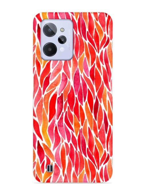 Watercolor Abstract Colorful Snap Case for Realme C31 Zapvi