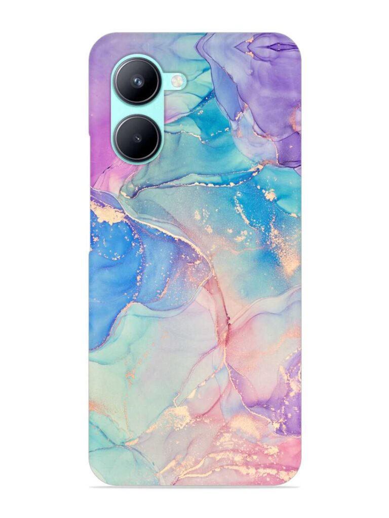 Alcohol Ink Colors Snap Case for Realme C33 Zapvi