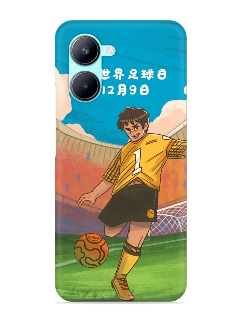 Soccer Kick Snap Case for Realme C33 Zapvi