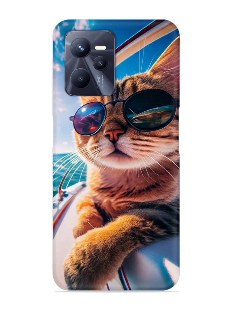 Cat In Style Snap Case for Realme C35 Zapvi