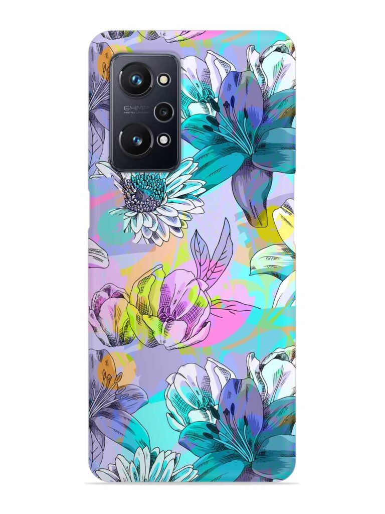 Vector Seamless Abstract Snap Case for Realme GT Neo 3T Zapvi