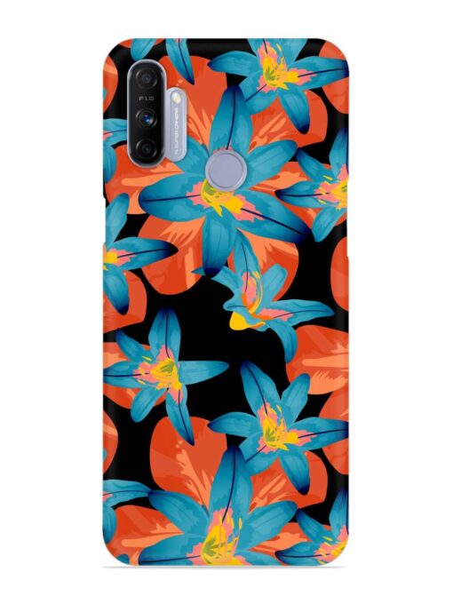 Philippine Flowers Seamless Snap Case for Realme Narzo 10A Zapvi