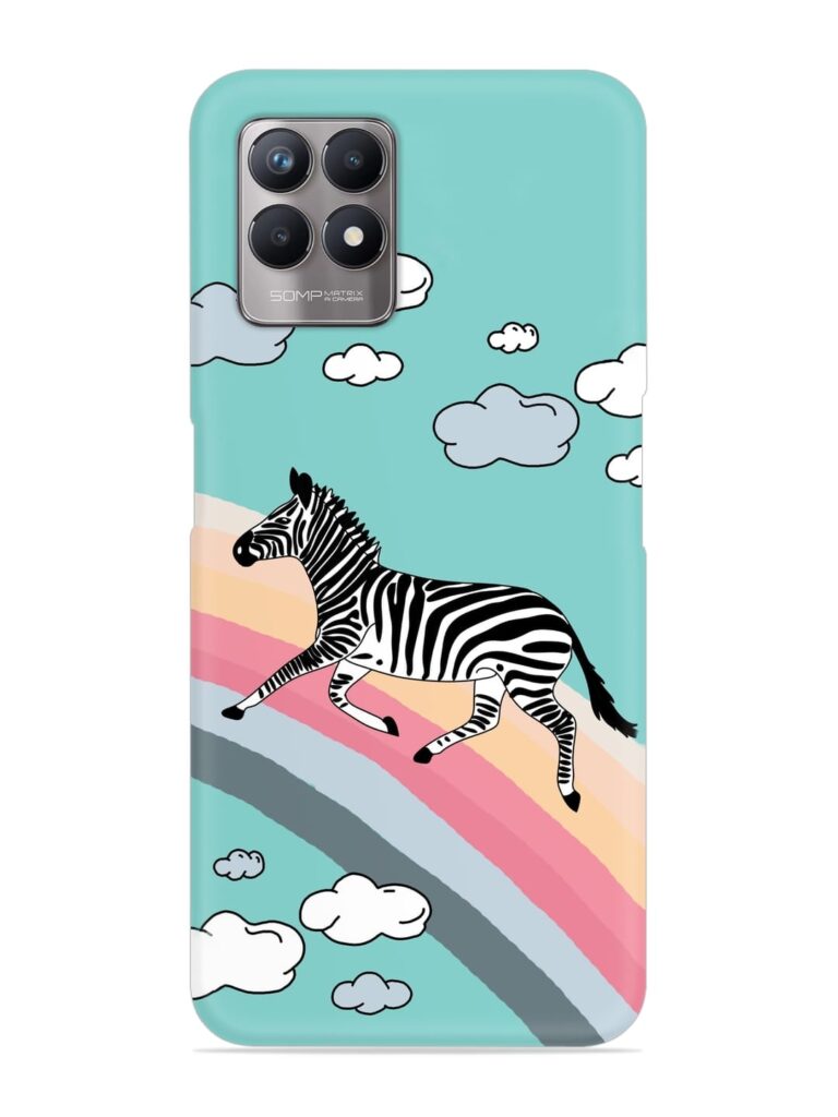 Running Zebra Snap Case for Realme Narzo 50 (4G) Zapvi
