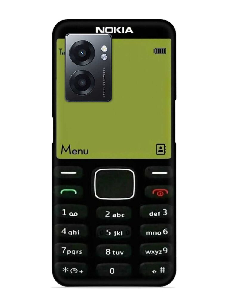 Nokia 3300 Background Snap Case for RealMe Narzo 50 (5G) Zapvi