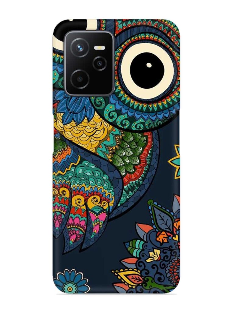 Owl Vector Art Snap Case for Realme Narzo 50A Prime Zapvi