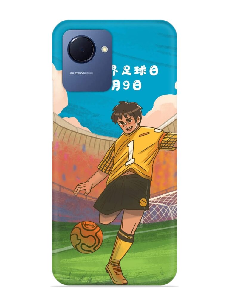 Soccer Kick Snap Case for Realme Narzo 50i Prime Zapvi
