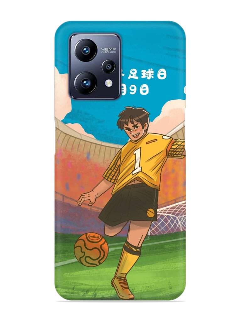 Soccer Kick Snap Case for Realme Narzo 50 Pro Zapvi