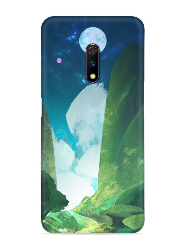 Abstract Art Of Nature Snap Case for Realme X Zapvi