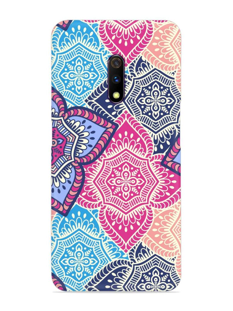 Ethnic Floral Seamless Snap Case for Realme X Zapvi