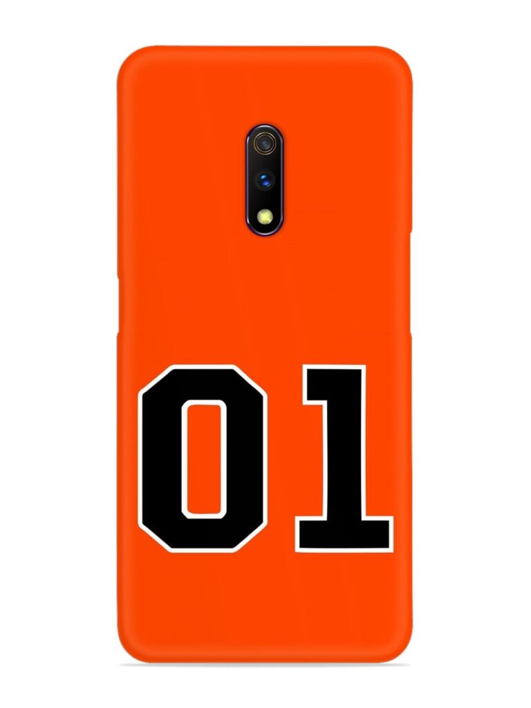 01 Number Snap Case for Realme X Zapvi