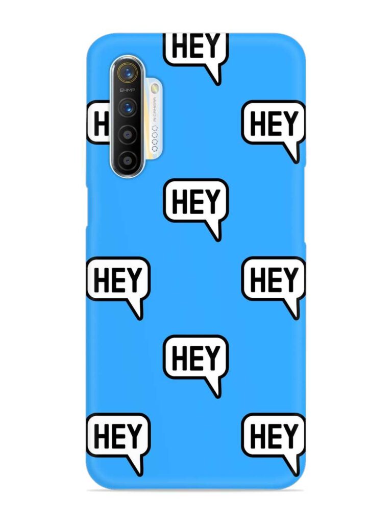 Hey Text Message Snap Case for Realme X2 Zapvi