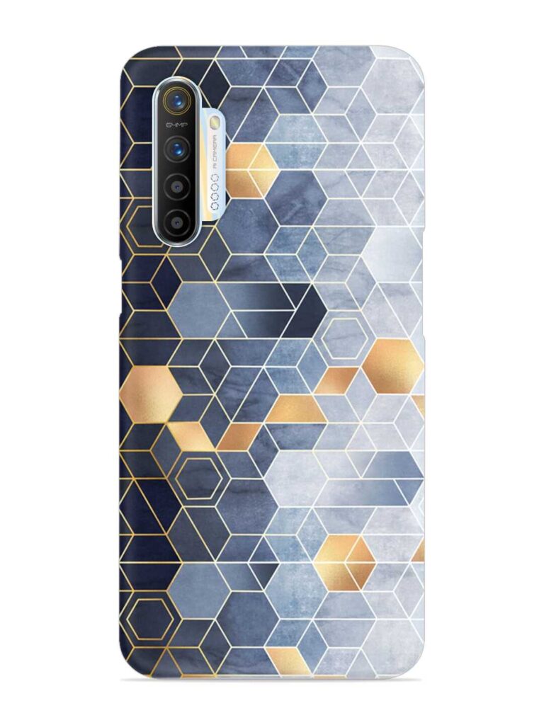 Geometric Abstraction Hexagons Snap Case for Realme X2 Zapvi
