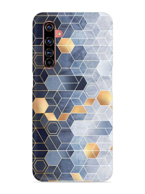 Geometric Abstraction Hexagons Snap Case for Realme X50 Pro Zapvi