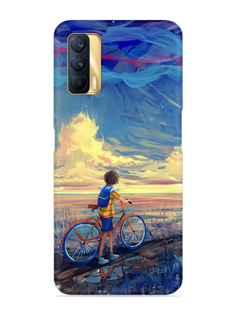 Bicycle Art Snap Case for Realme X7 (5G) Zapvi