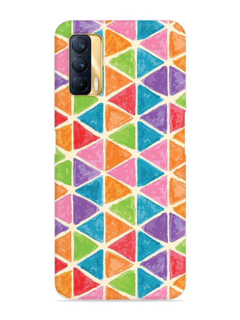 Seamless Colorful Isometric Snap Case for Realme X7 (5G) Zapvi