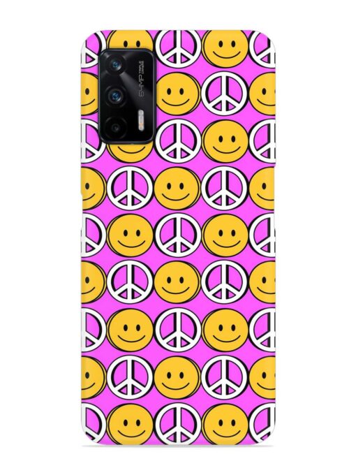 Smiley Face Peace Snap Case for Realme X7 Max (5G) Zapvi