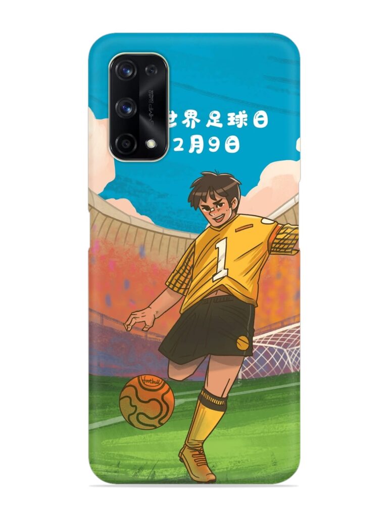 Soccer Kick Snap Case for Realme X7 Pro (5G) Zapvi