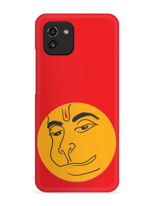 Lord Hanuman Vector Snap Case for Samsung Galaxy A03 Zapvi