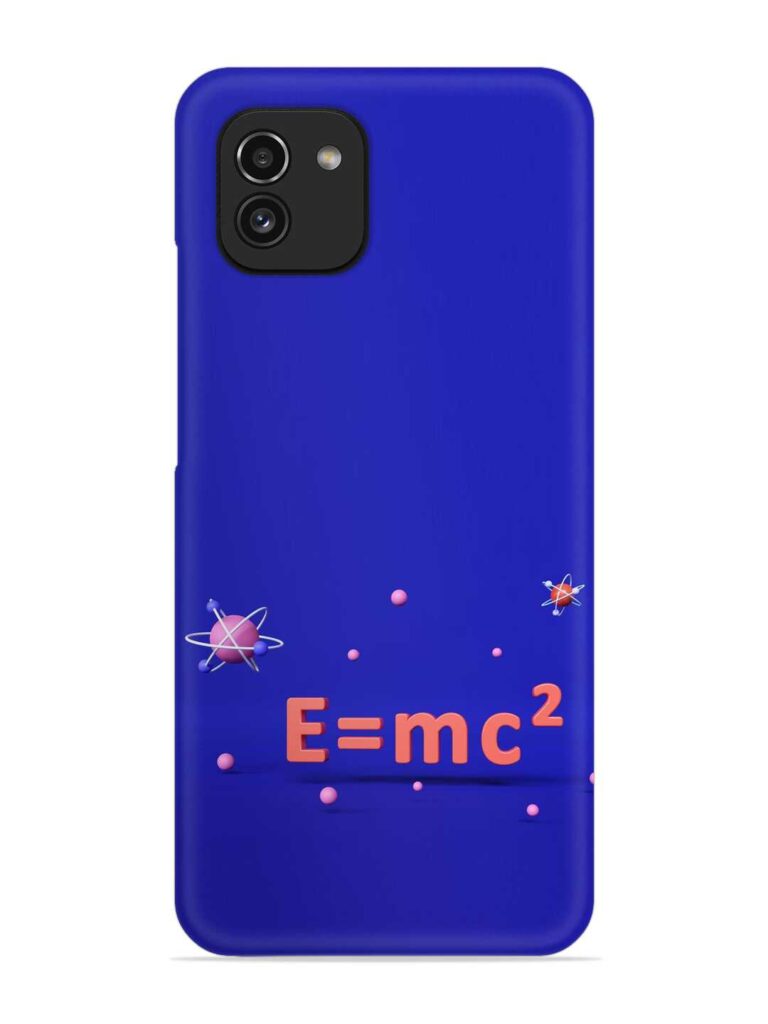 Formula Relativity Equation Snap Case for Samsung Galaxy A03 Zapvi