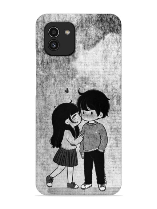 Couple Love Highlights Snap Case for Samsung Galaxy A03 Zapvi