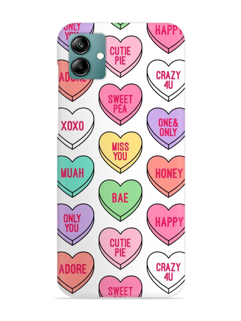 Colorful Heart Candy Snap Case for Samsung Galaxy A04 Zapvi