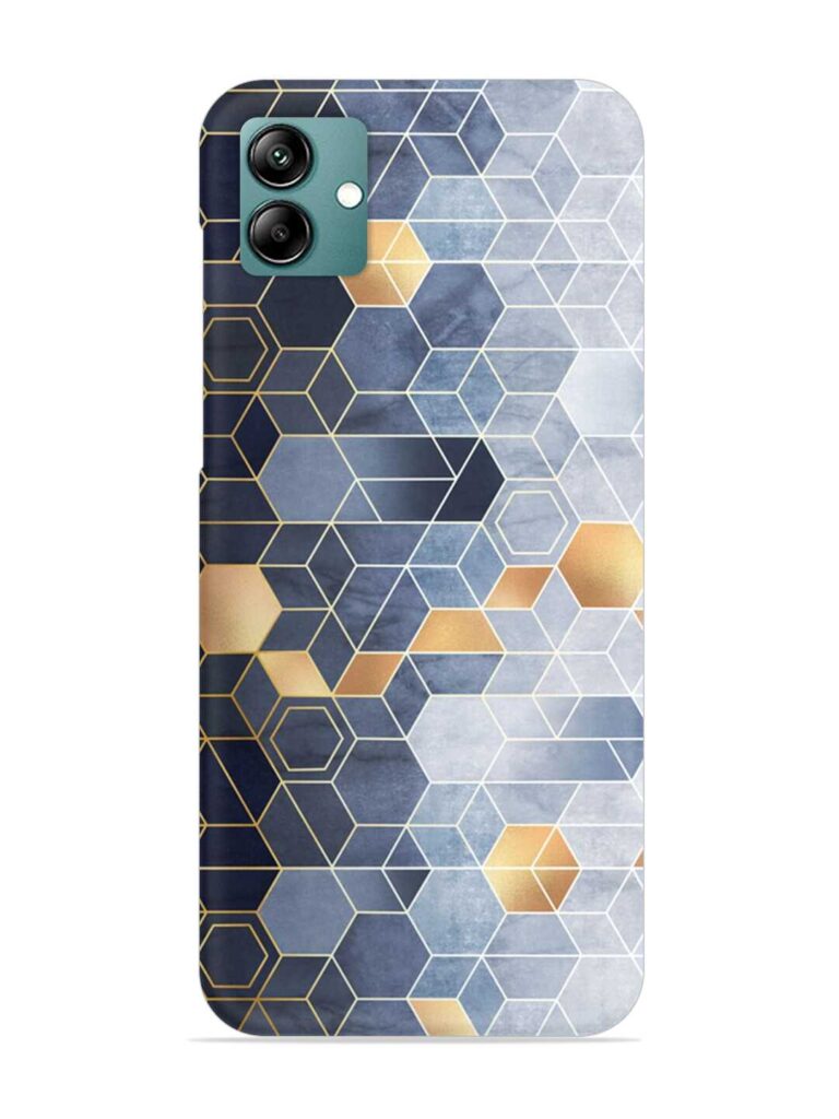 Geometric Abstraction Hexagons Snap Case for Samsung Galaxy A04 Zapvi