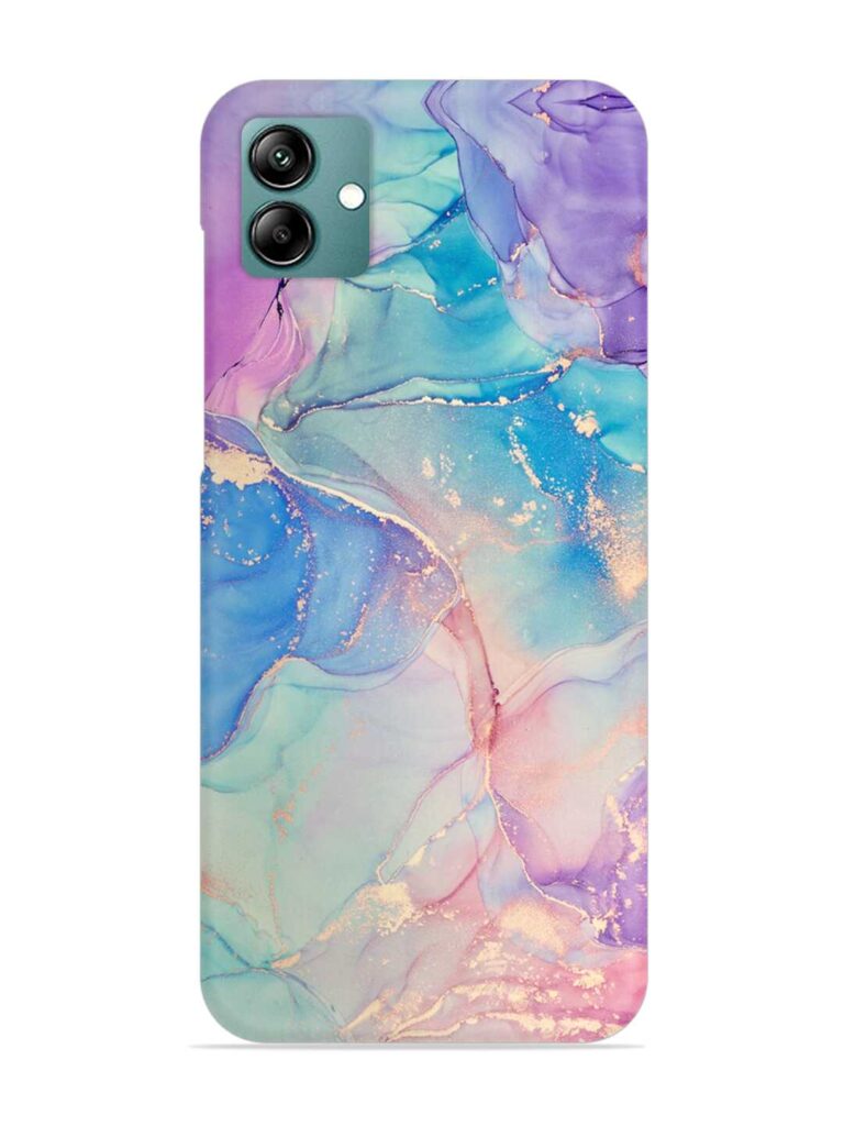 Alcohol Ink Colors Snap Case for Samsung Galaxy A04e Zapvi