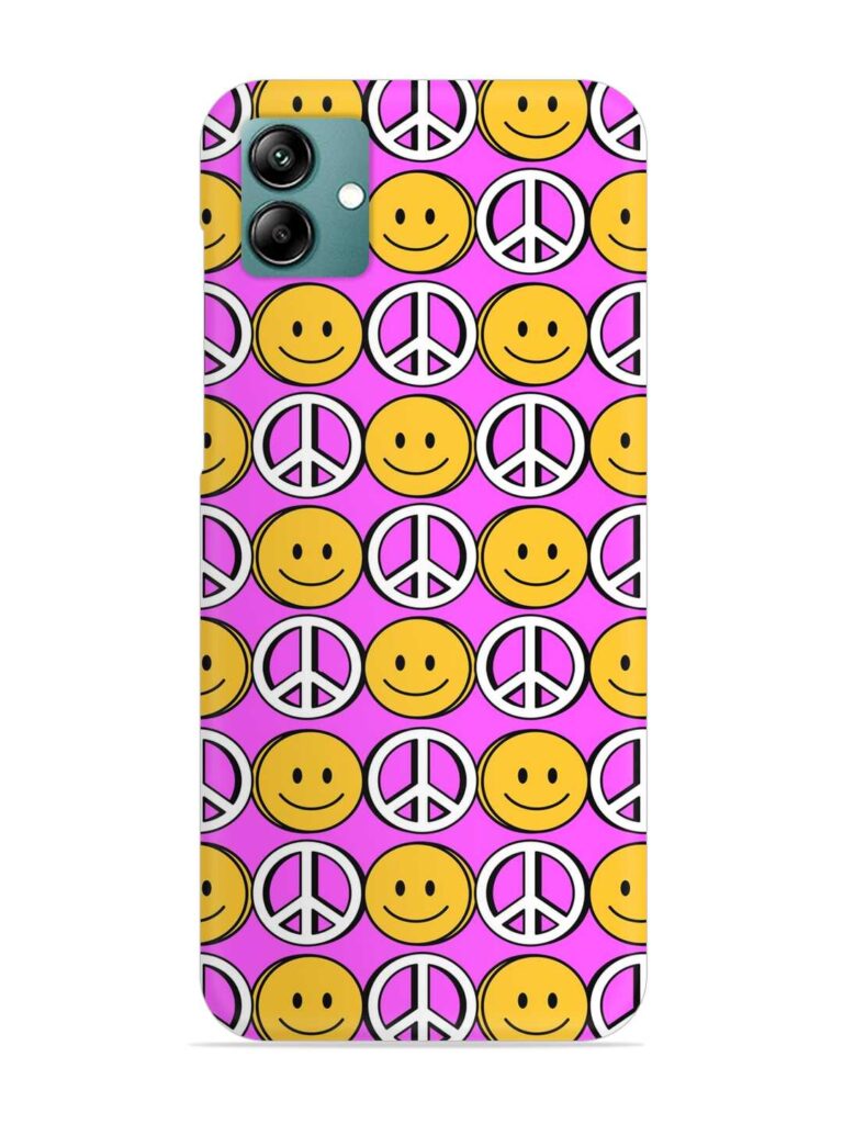 Smiley Face Peace Snap Case for Samsung Galaxy A04e Zapvi