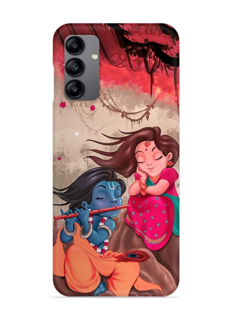 Radhe Krishna Water Art Snap Case for Samsung Galaxy A04s Zapvi