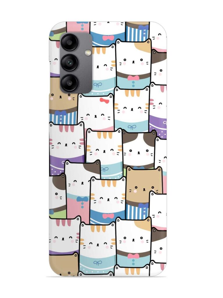 Cute Adorable Cat Snap Case for Samsung Galaxy A04s Zapvi