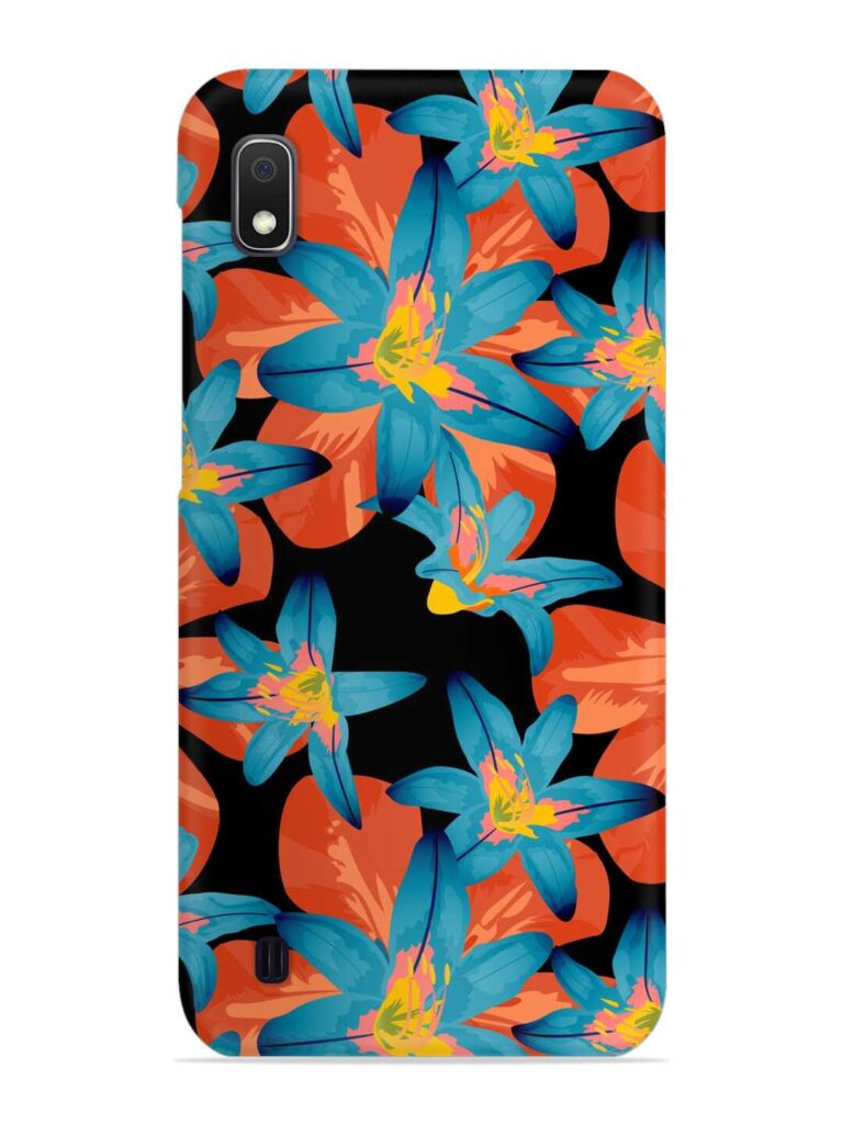 Philippine Flowers Seamless Snap Case for Samsung Galaxy A10 Zapvi