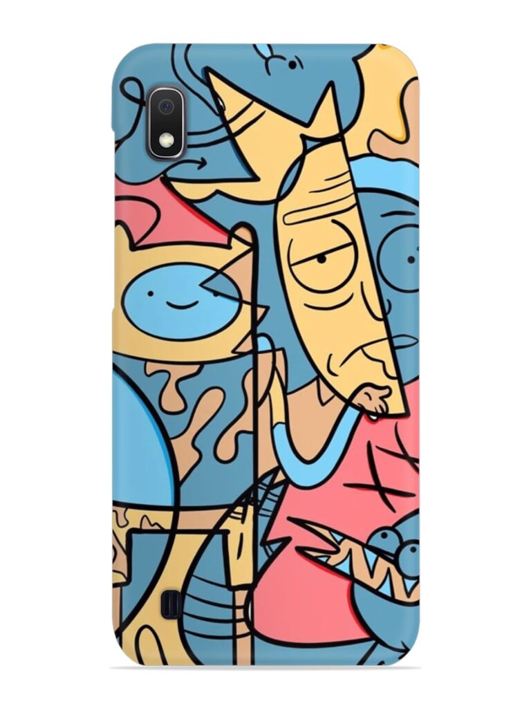 Silly Face Doodle Snap Case for Samsung Galaxy A10 Zapvi