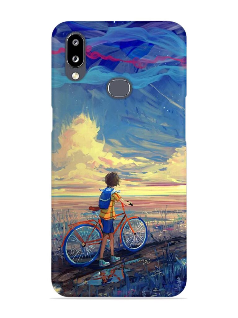 Bicycle Art Snap Case for Samsung Galaxy A10s Zapvi