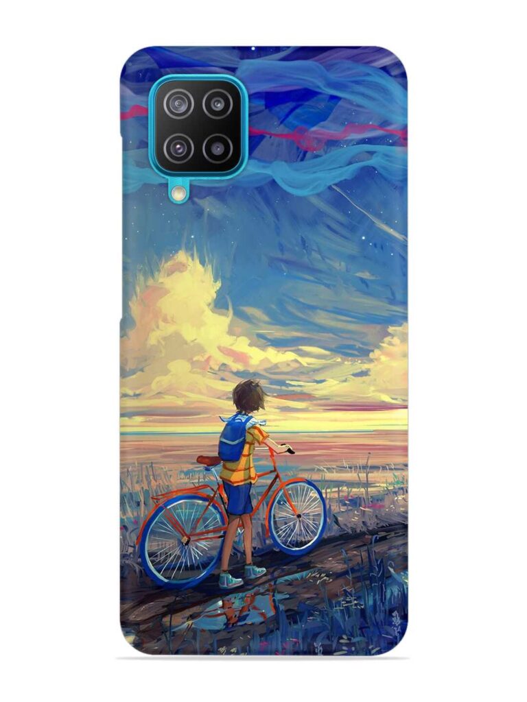 Bicycle Art Snap Case for Samsung Galaxy A12 Zapvi