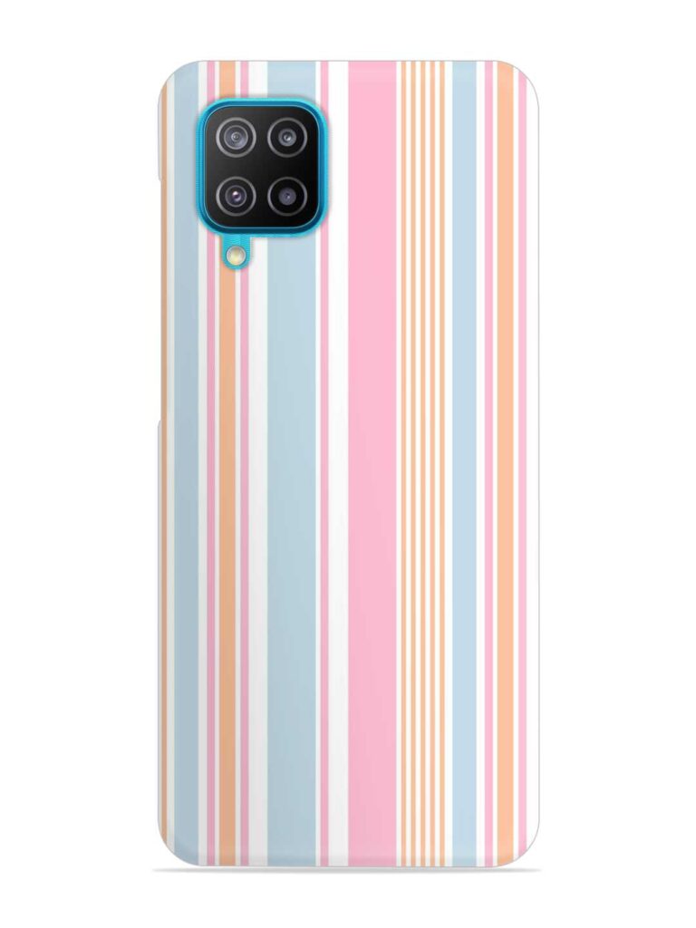 Stripe Seamless Pattern Snap Case for Samsung Galaxy A12 Zapvi