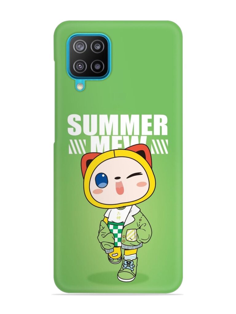 Summer Mew Snap Case for Samsung Galaxy A12 Zapvi