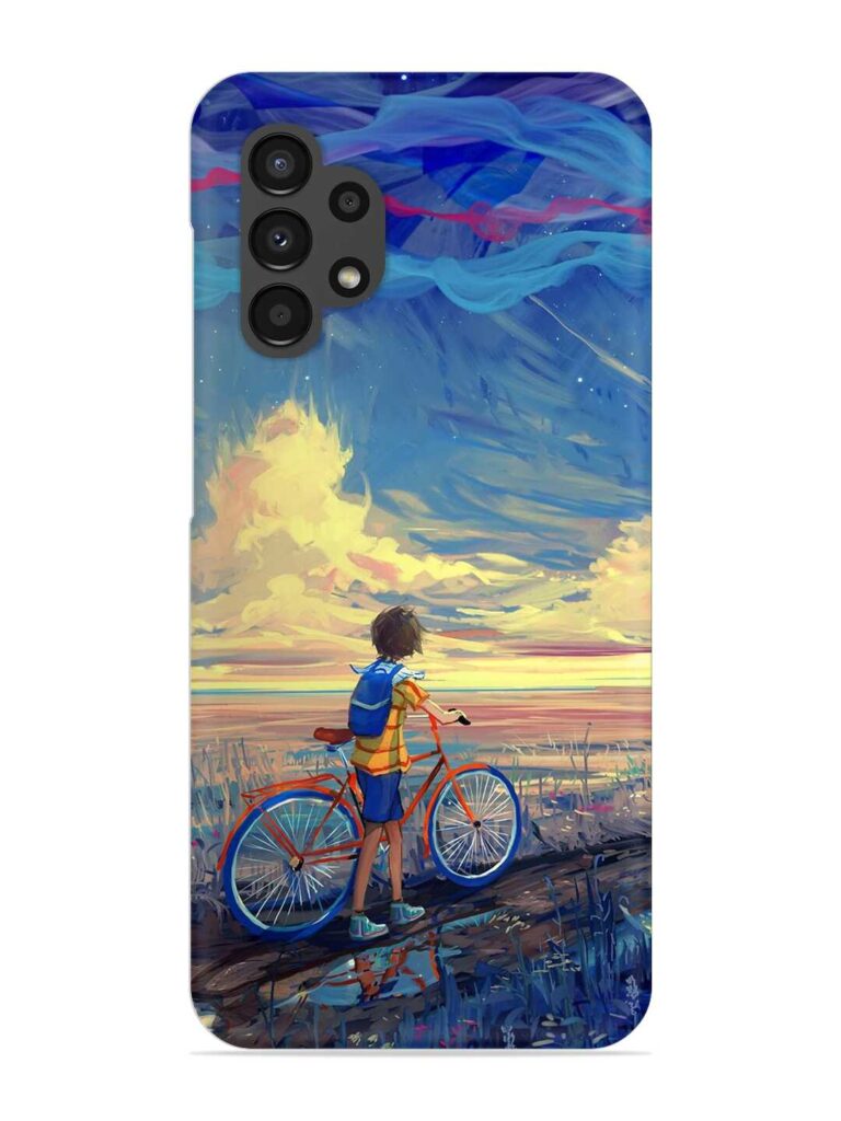 Bicycle Art Snap Case for Samsung Galaxy A13 Zapvi
