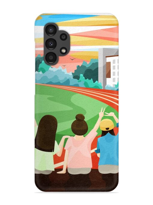 School Playground Snap Case for Samsung Galaxy A13 Zapvi