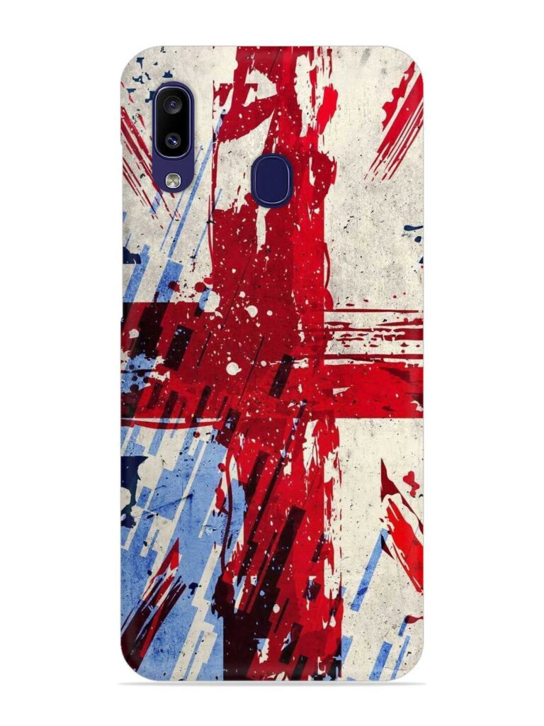 British Union Jack Flag Snap Case for Samsung Galaxy A20 Zapvi