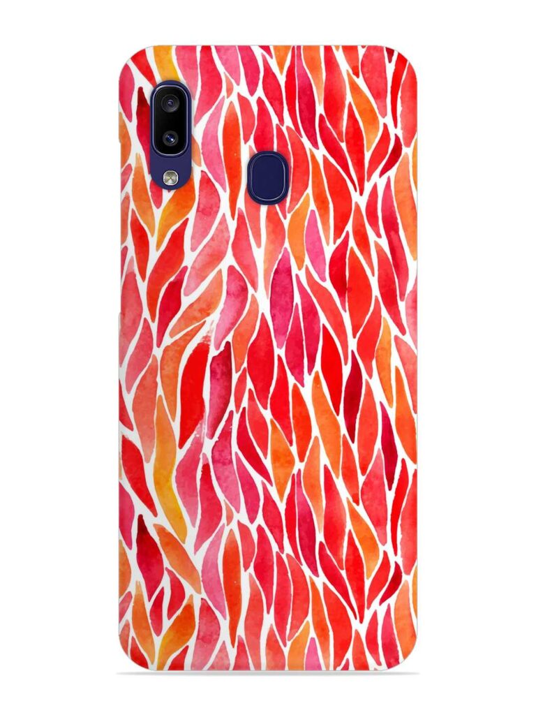 Watercolor Abstract Colorful Snap Case for Samsung Galaxy A20 Zapvi