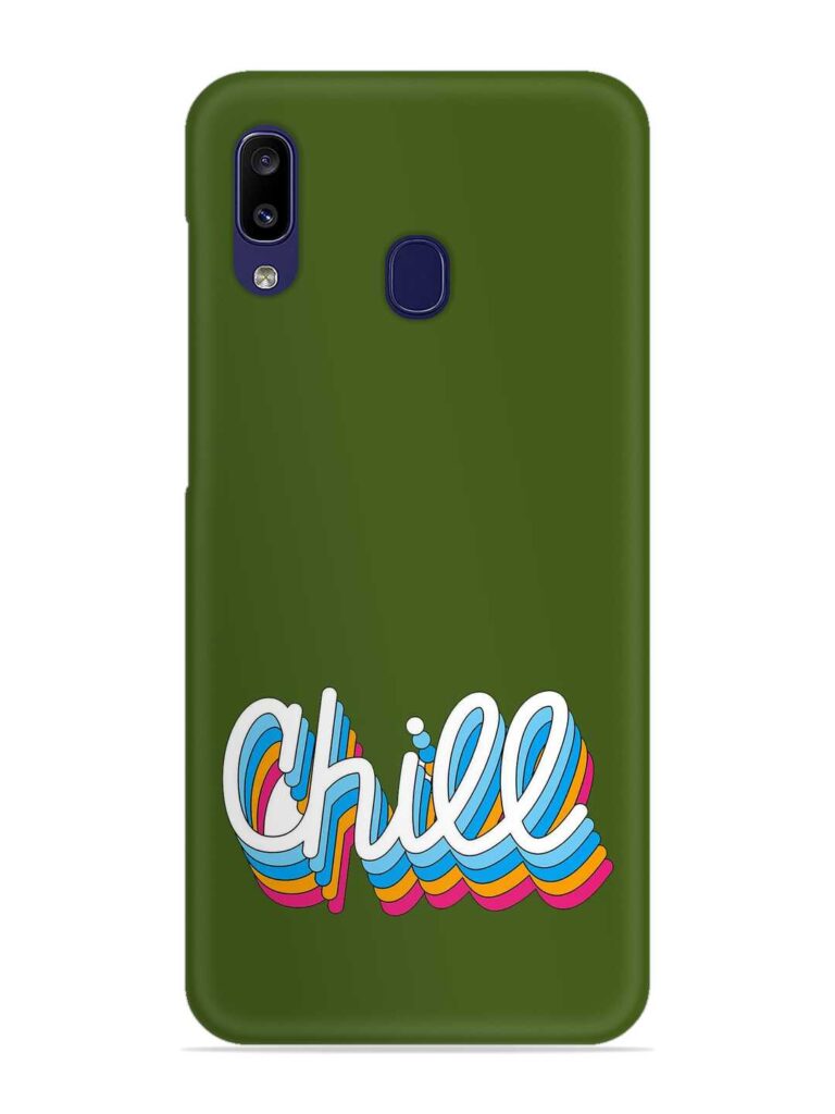 Color Chill Shirt Snap Case for Samsung Galaxy A20 Zapvi