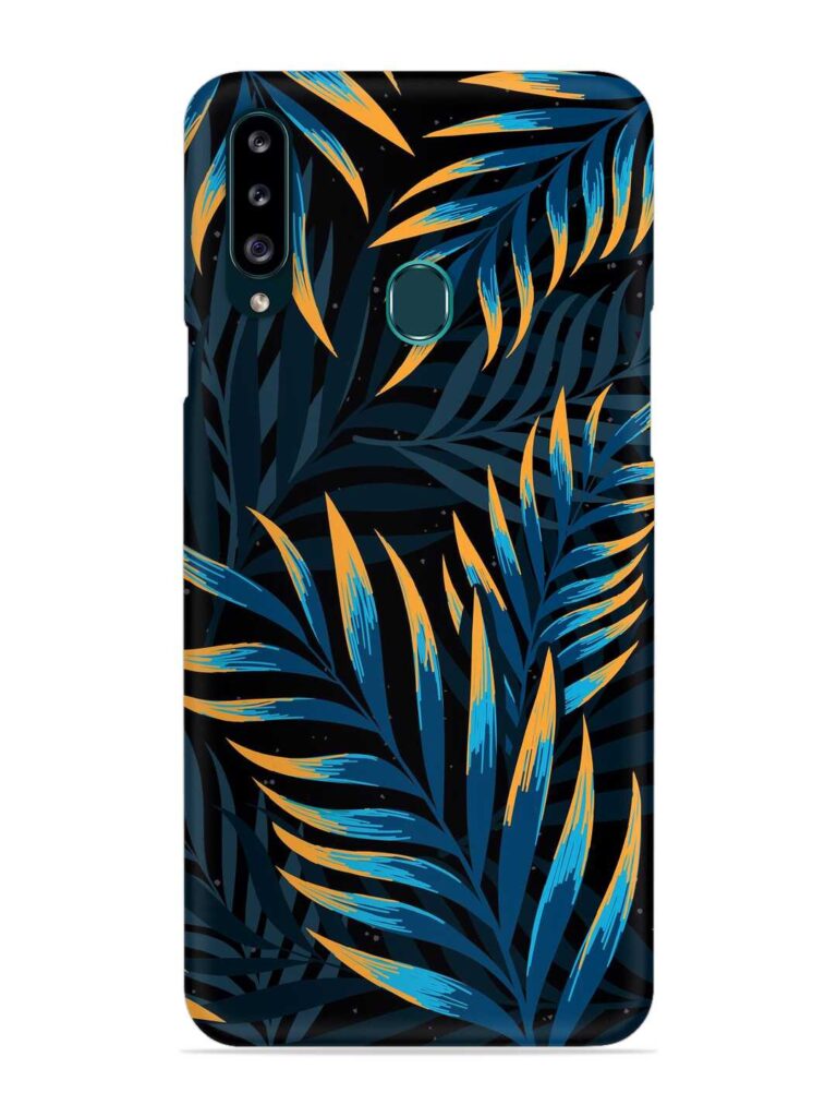 Abstract Leaf Art Snap Case for Samsung Galaxy A20s Zapvi