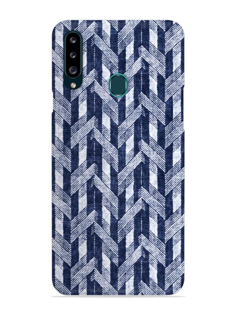 Abstract Herringbone Motif Snap Case for Samsung Galaxy A20s Zapvi