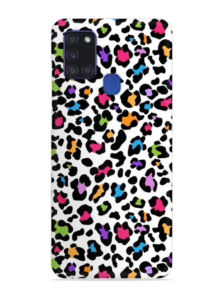 Seamless Leopard Pattern Snap Case for Samsung Galaxy A21s Zapvi